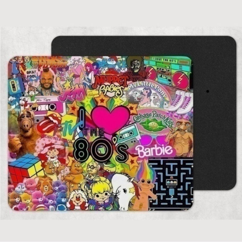 I love the 80s retro Mousepad - Picture 1 of 1
